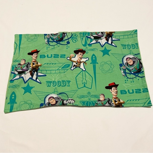 Toy Story Buzz Woody Pillowcases Homemade 21” x 13” Pillow Cases Lot of 2 - Picture 9 of 16